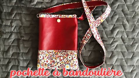 Tuto pour réaliser une pochette en bandoulière pour portable .